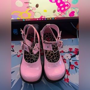 Demonia Pink Platorms